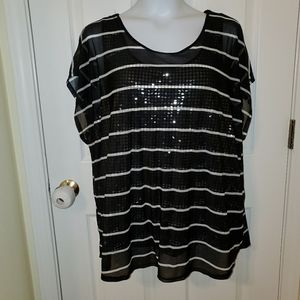 Lane Bryant 22/24 Illusion Top Shell w/Tank